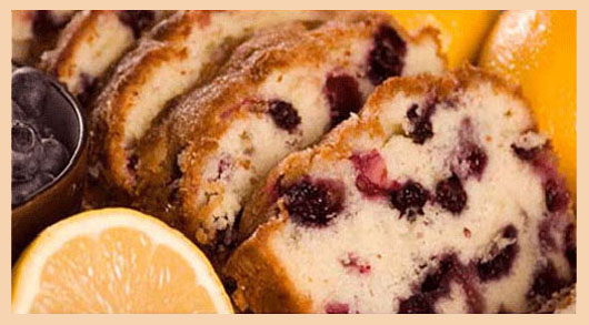 Breadwinner lemon blueberry bread